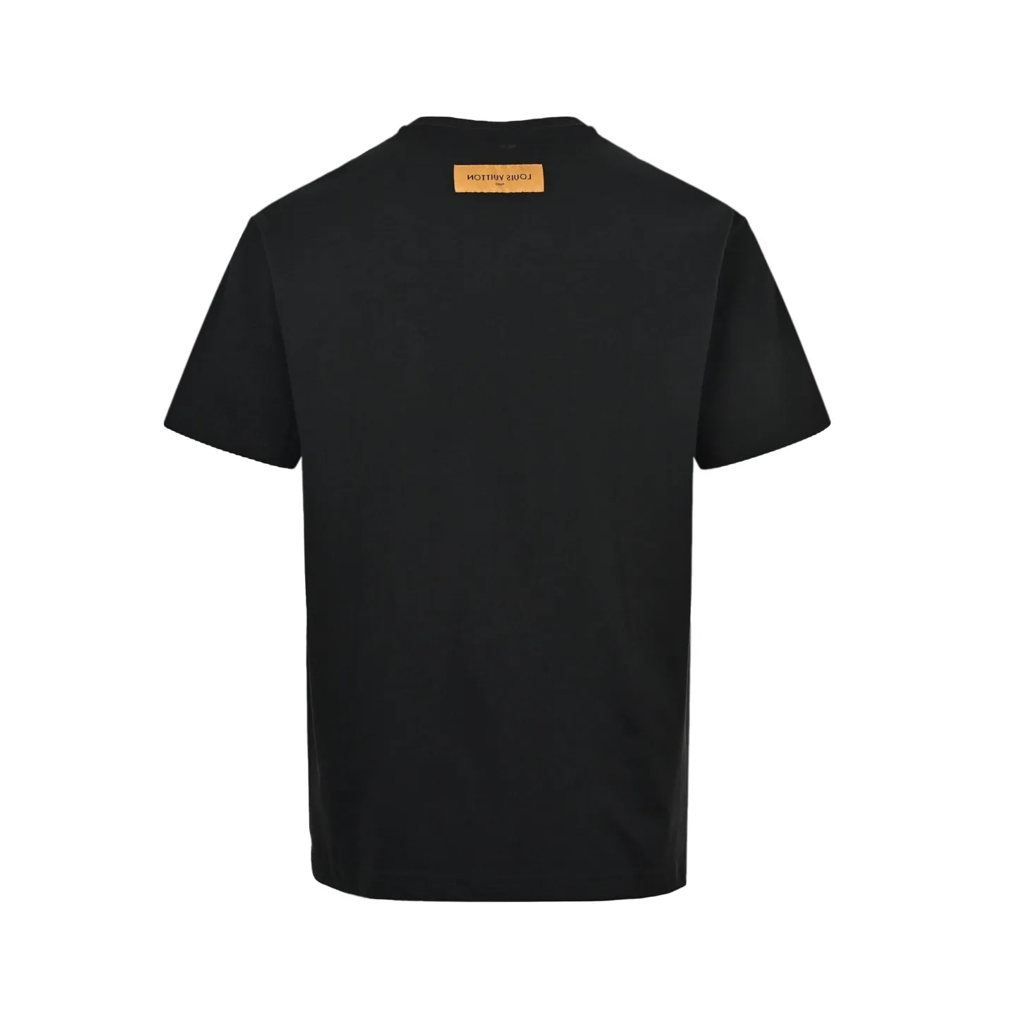 Louis Vuitton/Louis Vuitton ink rendering printed decorative short sleeves